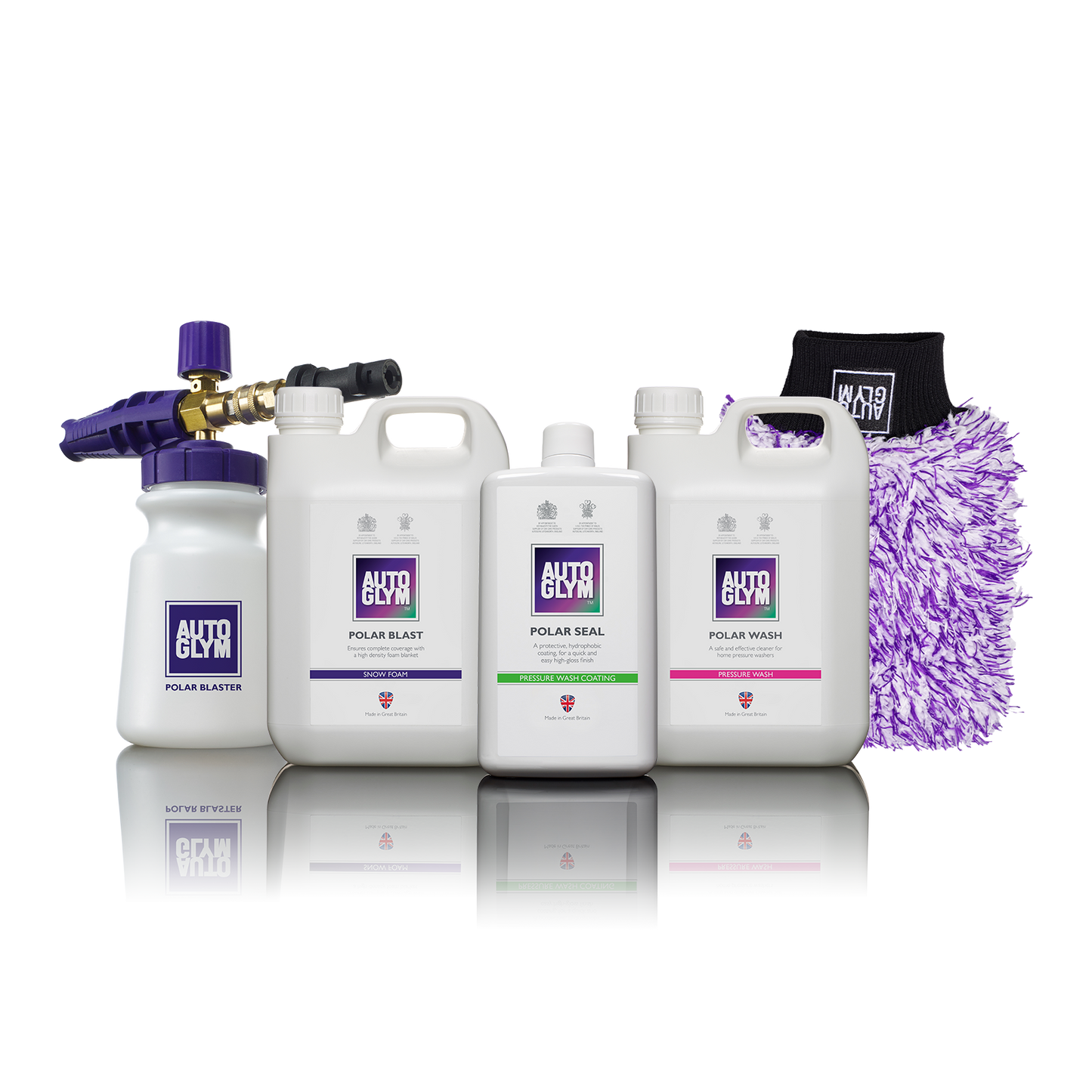 Autoglym Complete Polar Series Bundle | Blast, Wash, Seal, Blaster, Mitt